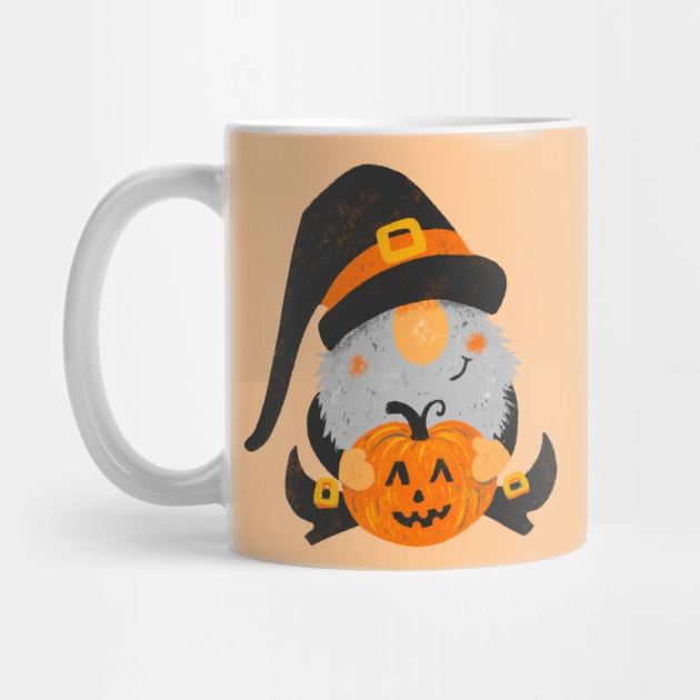 Cute Halloween Gnome by Alexandra Franzese